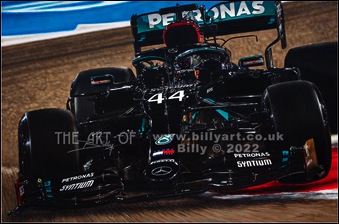 Lewis Hamilton Mercedes Formula 1 WOrld Champions oil painting by Billy